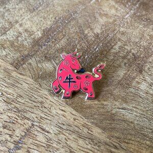 Year of the Ox Enamel Pin